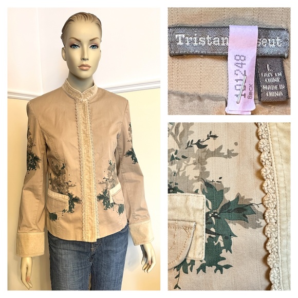 Tristan beige/tan blazer - Picture 1 of 13